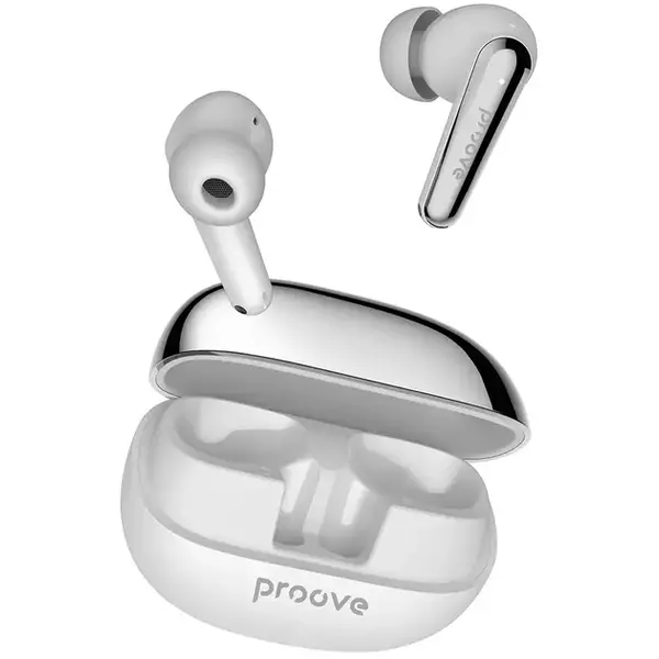 Беспроводные наушники Proove Blitz TWS with ANC white (TWBL00010002), Цвет: Белый, Оригинальное название цвета: White, изображение 2