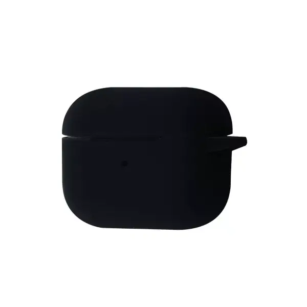 Чехол Silicone Case New for AirPods Pro 2 black, Колір: Чорний, Оригінальна назва кольору: Black