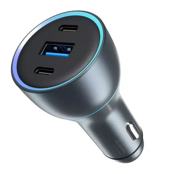 АЗУ Proove Super Charge 130W (2 Type-C + USB) metal gray (ACSC13120004), изображение 3