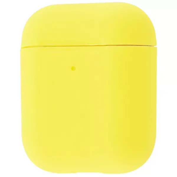Чехол Silicone Case Slim for AirPods 2 lemonade, Цвет: Желтый, Оригинальное название цвета: Lemonade