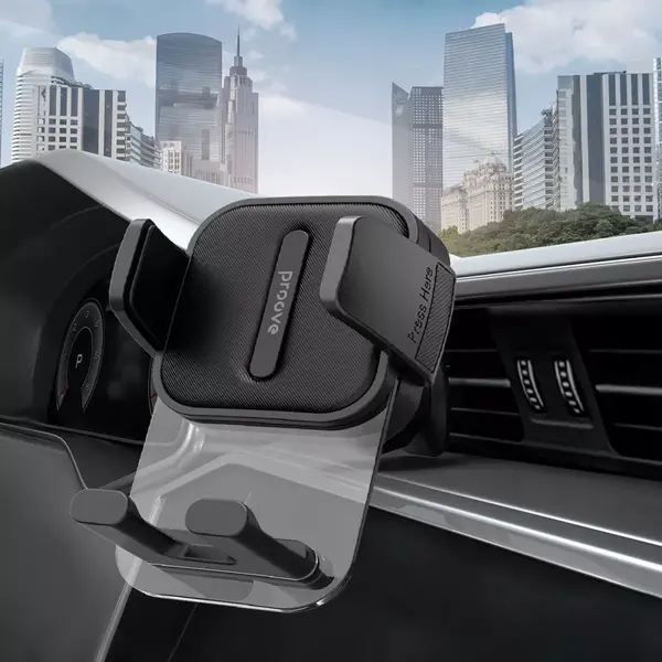 Автомобильный держатель для мобильного Proove Crystal Clamp Air Outlet Car Mount black (CHCC00000001), изображение 3