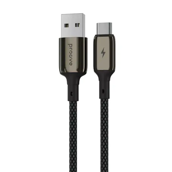 Кабель Proove Dense Metal Type-C 2.4A (1m) black (CCDM20001201), изображение 2