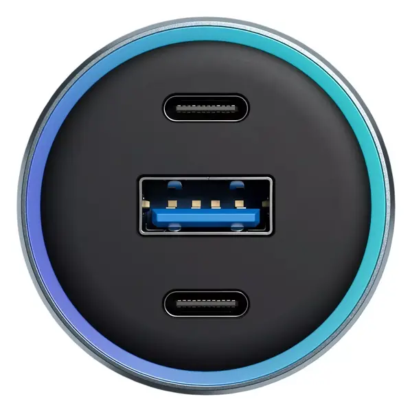 АЗУ Proove Super Charge 130W (2 Type-C + USB) metal gray (ACSC13120004), изображение 4