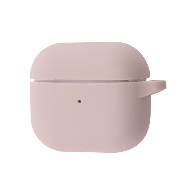 Чехол Silicone Case New for AirPods 3 pink sand, Колір: Рожевий, Оригінальна назва кольору: Pink Sand