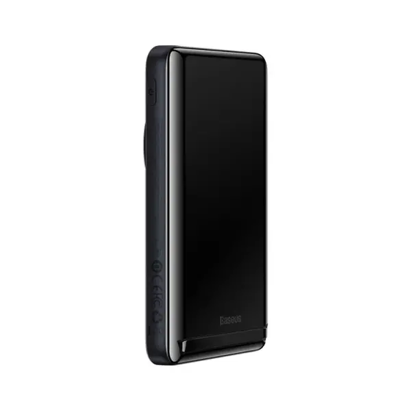Внешний аккумулятор Baseus Magnetic Bracket Wireless Fast Charge Power Bank 10000mAh 20W Blue Overseas Edition (PPCX000203), Цвет: Темно-синий, Оригинальное название цвета: Blue, Батарея, мAч: 10000, изображение 5