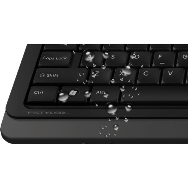 Клавіатура A4Tech Fstyler FK10 (Grey) , USB, черный+серый, изображение 11