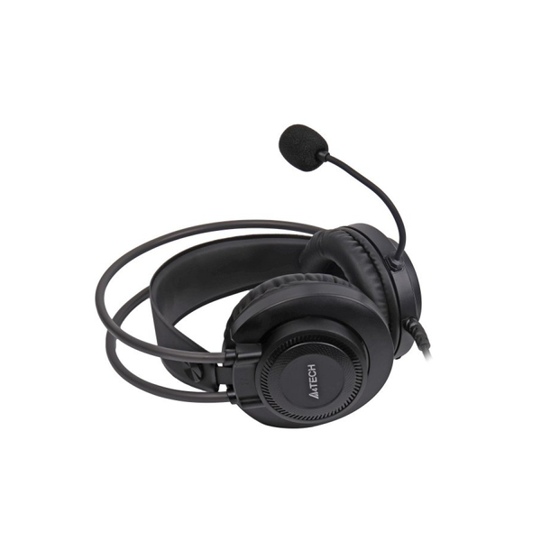Навушники A4-Tech FH200U (Grey) USB з мікрофоном,колір сірий, зображення 2