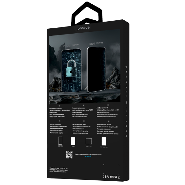 Захисне скло для смартфону Proove Privacy Apple iPhone 16 Plus, зображення 3