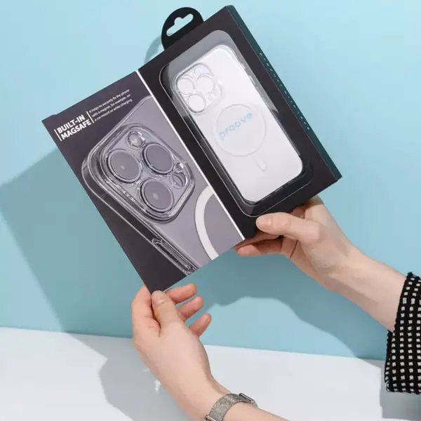 Чeхол Proove Crystal Case with Magnetic Ring iPhone 16 Pro Max (прозрачный), изображение 3
