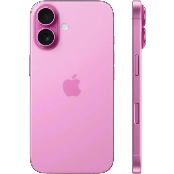 Apple iPhone 16 128GB Pink, Пам'ять: 128 Гб, Колір: Рожевий, Оригінальна назва кольору: Pink, Об'єм оперативної пам'яті: 8 Гб, Батарея, мAч: 3561, зображення 4