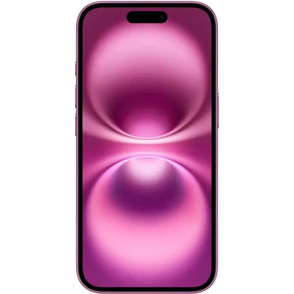 Apple iPhone 16 128GB Pink, Пам'ять: 128 Гб, Колір: Рожевий, Оригінальна назва кольору: Pink, Об'єм оперативної пам'яті: 8 Гб, Батарея, мAч: 3561, зображення 2