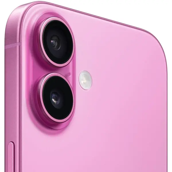Apple iPhone 16 128GB Pink, Пам'ять: 128 Гб, Колір: Рожевий, Оригінальна назва кольору: Pink, Об'єм оперативної пам'яті: 8 Гб, Батарея, мAч: 3561, зображення 7