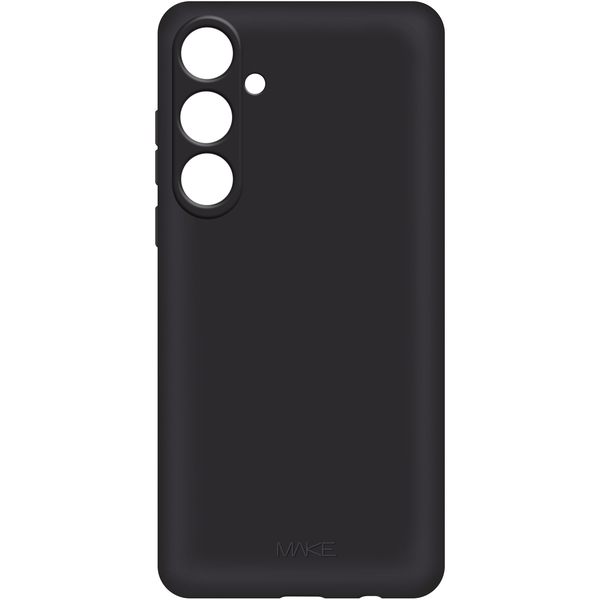 Чехол силиконовый MAKE Samsung Galaxy S24 FE S721 чорний Skin Black