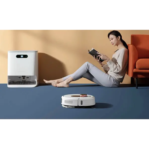 Робот-пылесос Roidmi EVA Self-Cleaning Robot Vacuum and Mop 2023 version White, изображение 2
