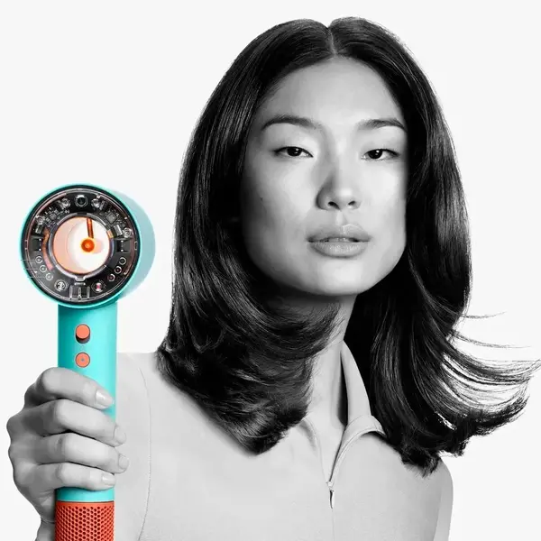 Фен для волос Dyson HD16 Supersonic Nural Ceramic Patina/Topaz, Цвет: Бірюзовий, Оригинальное название цвета: Nural Ceramic Patina/Topaz, изображение 7