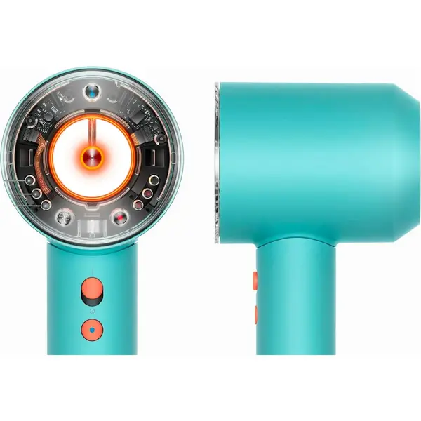 Фен для волос Dyson HD16 Supersonic Nural Ceramic Patina/Topaz, Цвет: Бірюзовий, Оригинальное название цвета: Nural Ceramic Patina/Topaz, изображение 3