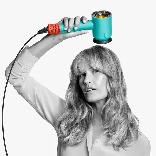 Фен для волос Dyson HD16 Supersonic Nural Ceramic Patina/Topaz, Цвет: Бірюзовий, Оригинальное название цвета: Nural Ceramic Patina/Topaz, изображение 8