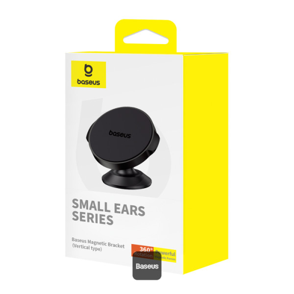 Автотримач OS-Baseus Small Ears Series Magnetic Bracket (Vertical type) Cluster Black (C40141403113-00), зображення 6