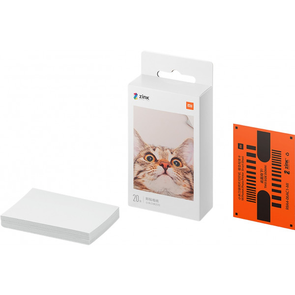 Бумага для фотопринтера Xiaomi Mi Pocket Print Instant Photo Paper 5x7.6см 287/20 (TEJ4019GL) 20 штук, изображение 2