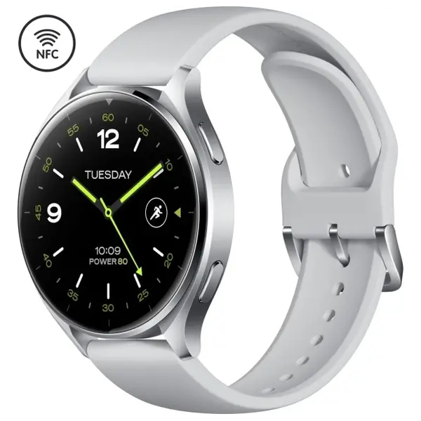 Смарт часы Xiaomi Watch 2 Sliver Gray Strap (BHR8034GL), изображение 2