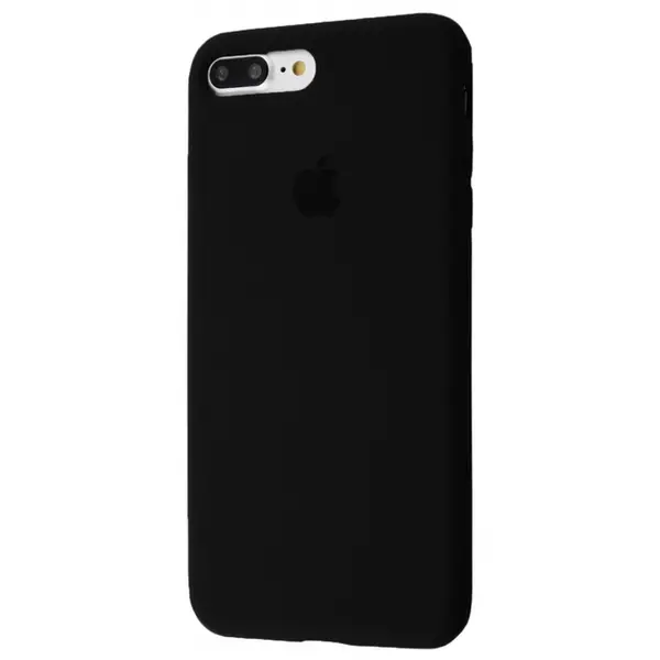Чохол Apple iPhone 7 Plus/ 8 Plus Silicone cases full cover Midnight Black