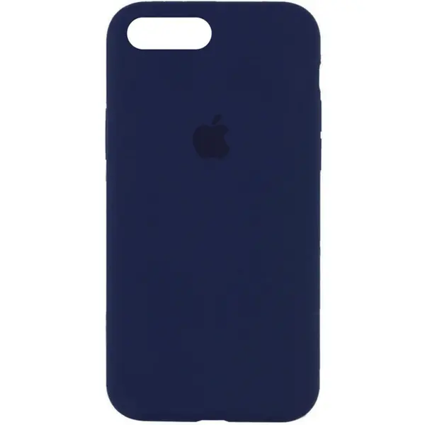 Чохол Apple iPhone 7 Plus/ 8 Plus Silicone cases full cover Navy Blue