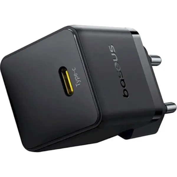 Сетевое зарядное устройство Baseus Palm Fast Charger Type-C 20W (black) (P10111602113-00), изображение 4