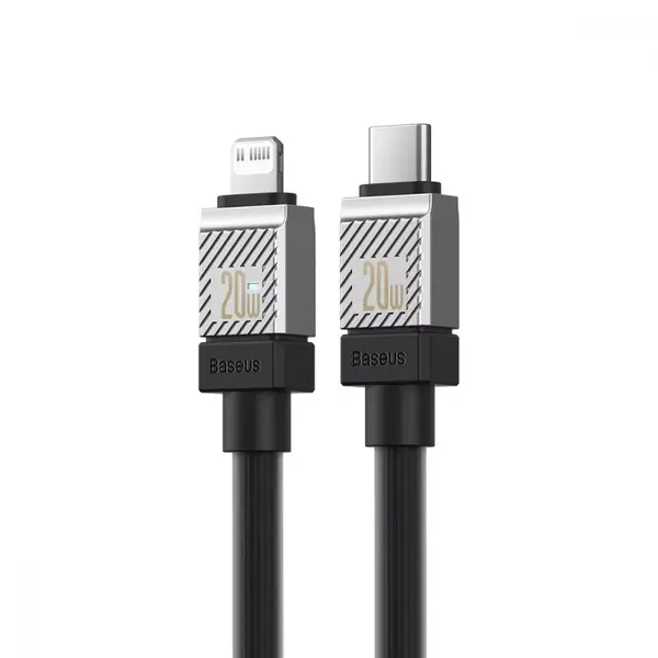Кабель Baseus CoolPlay Series Fast Charging Type-C to Lightning 20W (1m) (black) (CAKW000001)