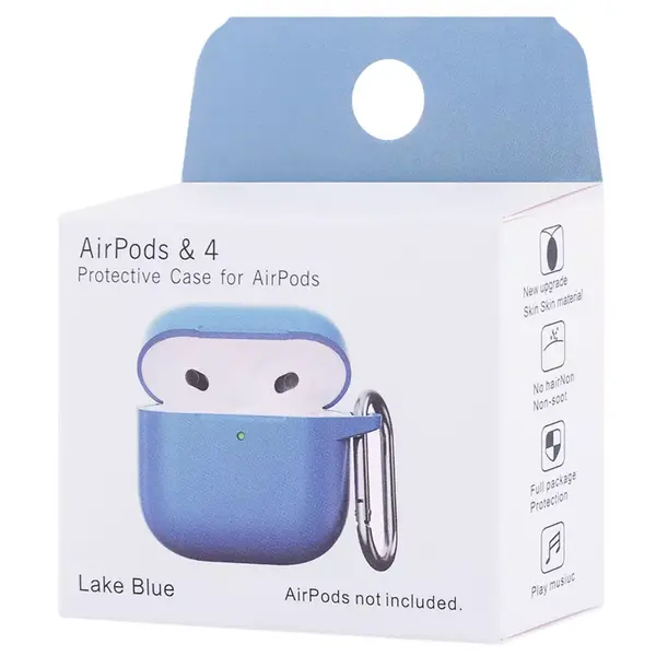 Чохол Silicone Case for AirPods 4 (white), изображение 3
