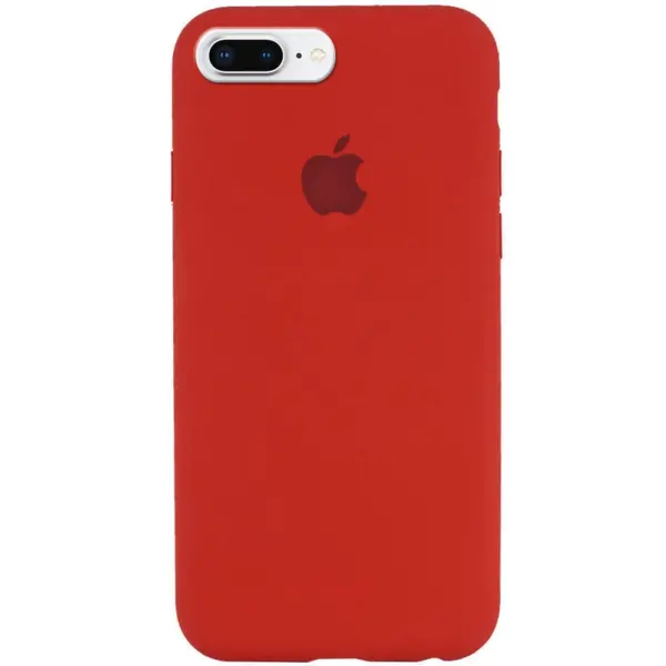 Чохол Apple iPhone 7 Plus/ 8 Plus Silicone cases full cover Red