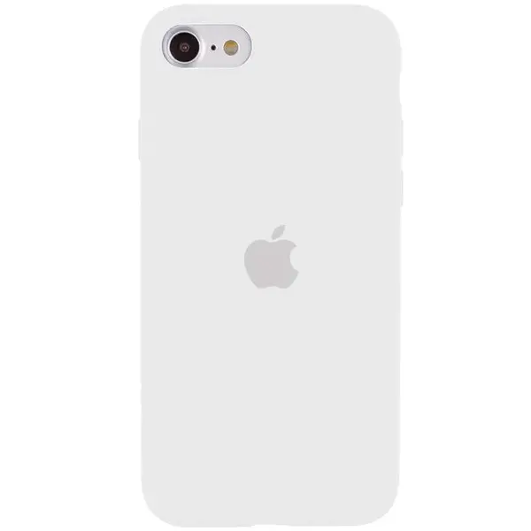 Чохол Apple iPhone 8/ SE 2020/ SE 2022 Silicone cases full cover White
