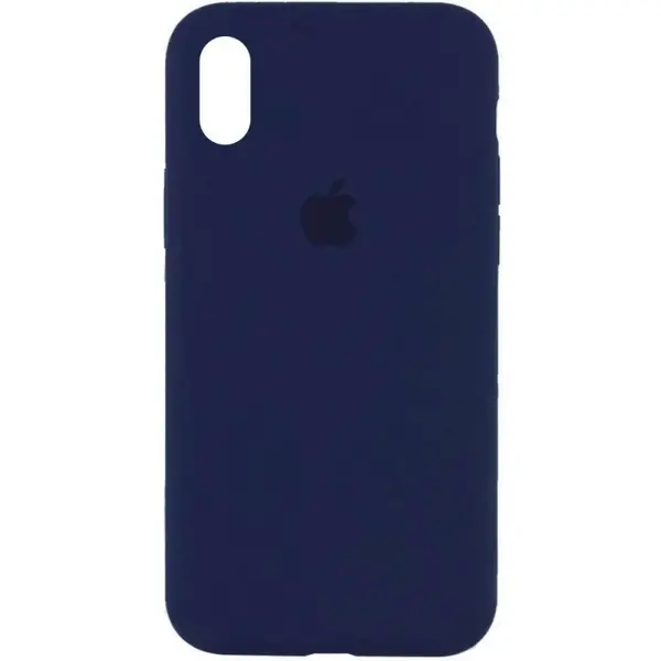 Чохол Apple iPhone X/ XS Silicone cases full cover Navy Blue