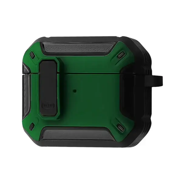 Протиударний чохол Defender Case for AirPods 4 (green/black), Цвет: Зеленый, Оригинальное название цвета: Green