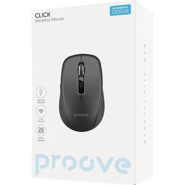 Миша бездротова Proove Click (black) (WMCL00000001), изображение 5