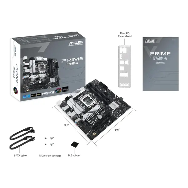 Материнська плата ASUS PRIME B760M-A-CSM (s1700 B760), зображення 6