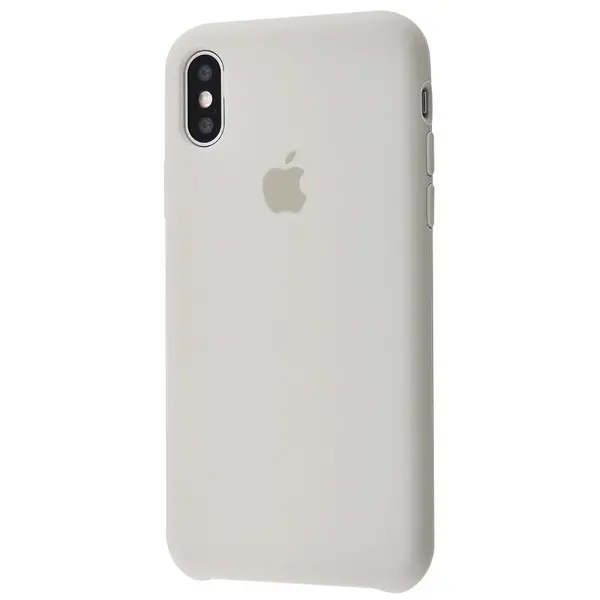 Чохол Apple iPhone X/ XS Silicone cases without cover charging socket Red