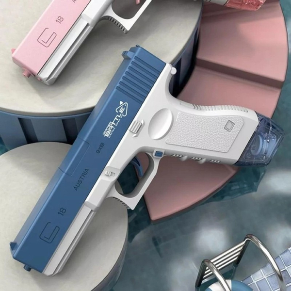 Іграшковий водяний пістолет Water Gun Glock (блакитний), зображення 2