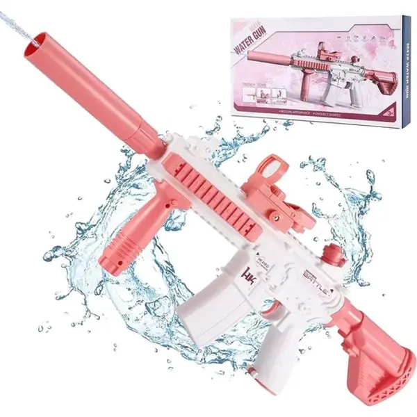 Іграшковий водяний автомат Water Gun M416 (рожевий), изображение 4