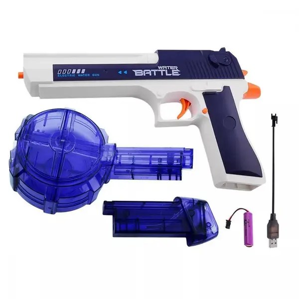 Іграшковий водяний пістолет Water Gun Desert Eagle (синiй), зображення 2