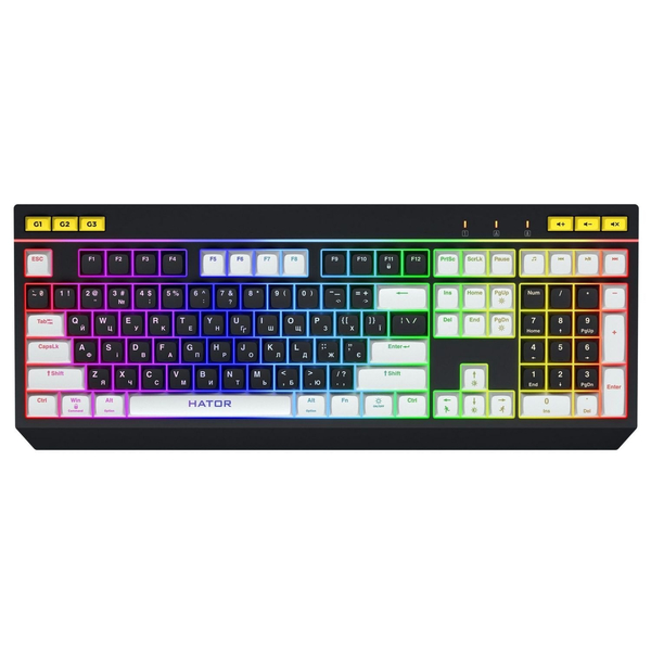 Клавиатура мембранная HATOR Icefall (HTK400UA) black