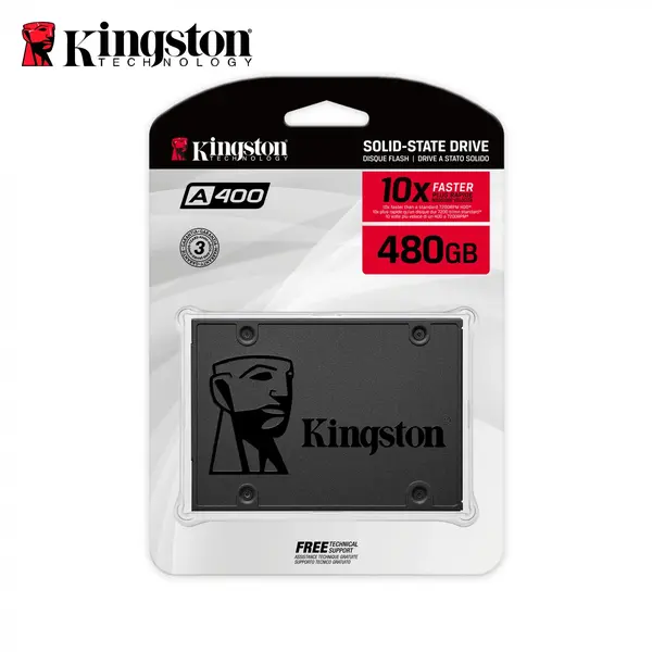 SSD накопичувач Kingston 2.5" 480GB SATA A400, зображення 2