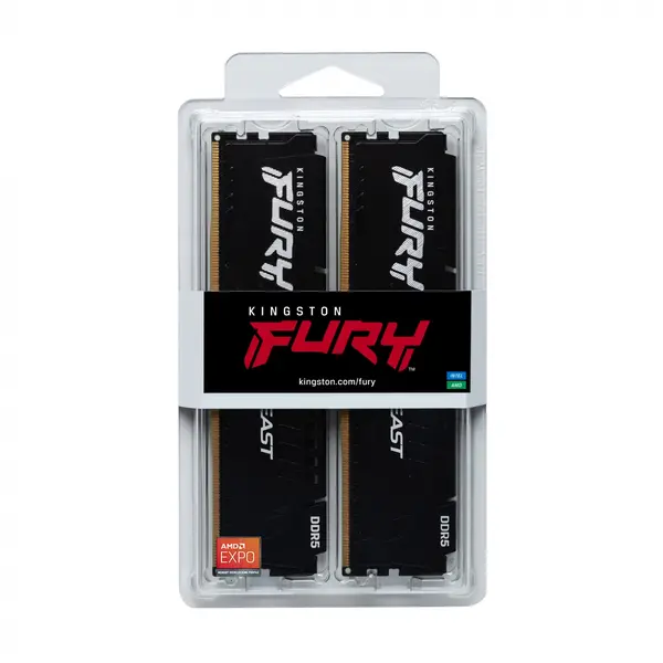 Оперативна пам'ять Kingston FURY Beast EXPO DDR5 32GB (2x16GB) 5600MHz, зображення 5