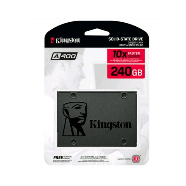 SSD накопичувач Kingston 2.5" 240GB SATA A400, зображення 5