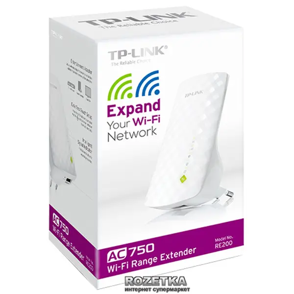 Підсилювач бездротового сигнала TP-Link RE200, зображення 4