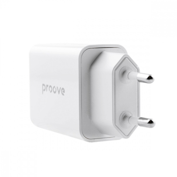 Мережевий зарядний пристрій Proove Rapid 20W (Type-C +USB) White, изображение 5