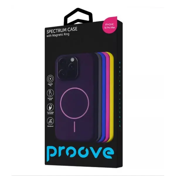 Чохол Proove Spectrum Case with Magnetic Ring iPhone 16 Pro Max stone gray, зображення 3