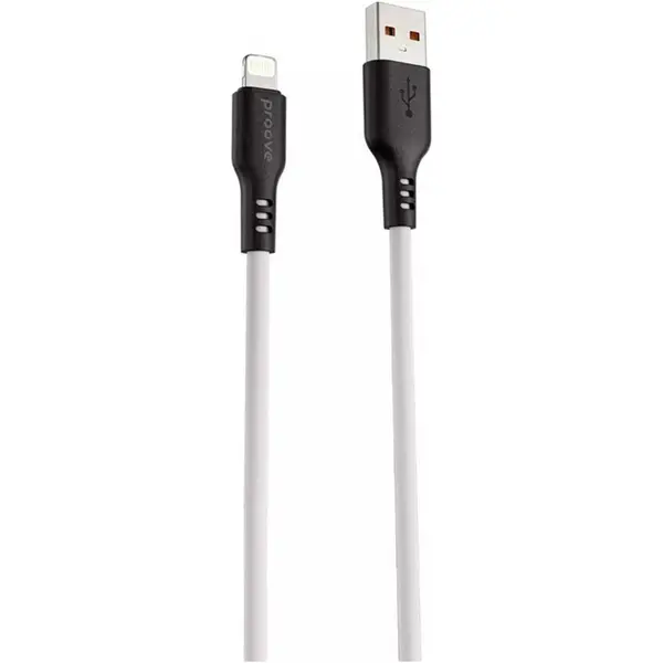 Кабель Proove Rebirth Lightning 2.4A (1m) White (CCRE60001102)