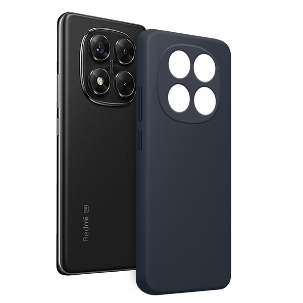 MAKE Чохол Xiaomi Redmi Note 14 Pro 5G/Poco X7 Silicone Midnight Black, зображення 3