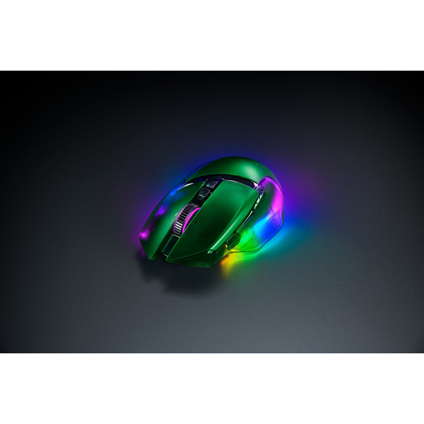 Мышь Razer Basilisk V3 PRO Wireless, 35K, Phantom Green (RZ01-05240300-R3G1), изображение 4