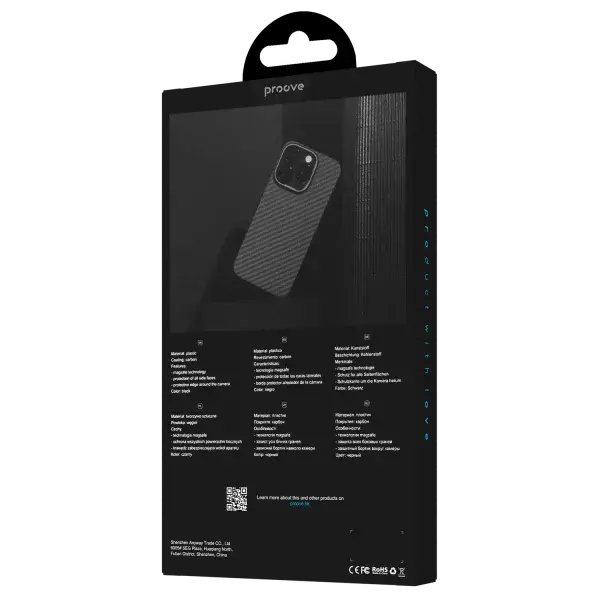 Чохол Proove Carbon Slim with Magnetic Ring iPhone 14 Pro, зображення 4